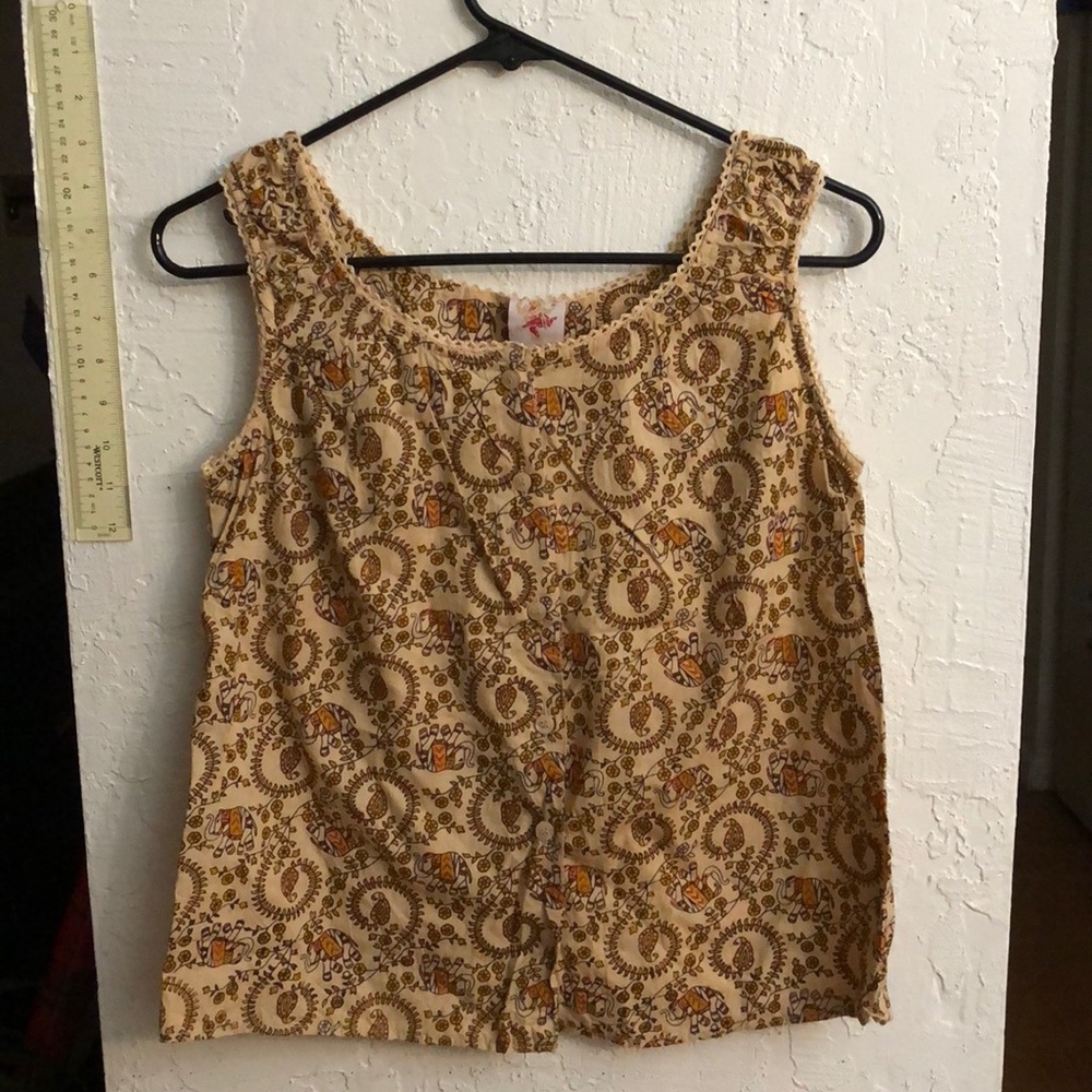 Indian Elephant Tank Top